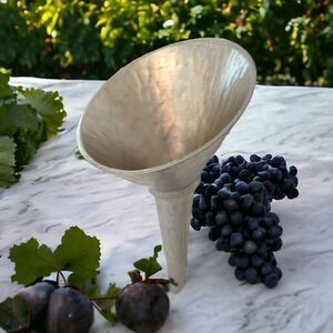 Jean Goardere Pewter Wine Funnel Aerator Etain Fait Main MCM Hammered France Vtg